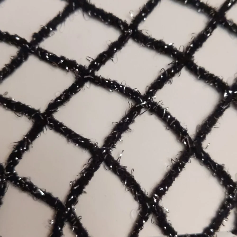 Hot topic black sparkle fishnet tights